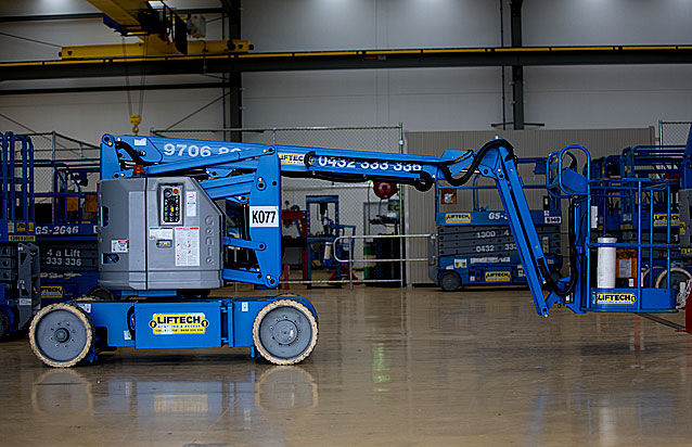 compact battery electric boom lift